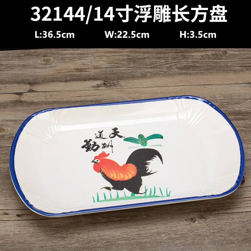 Not Easily Broken Melamine Plate