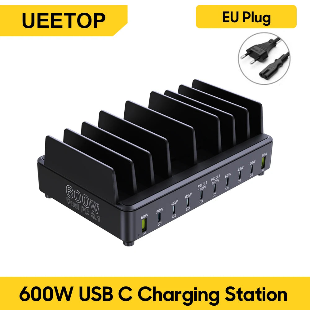 Ueetop 600W Multi USB Fast Charger