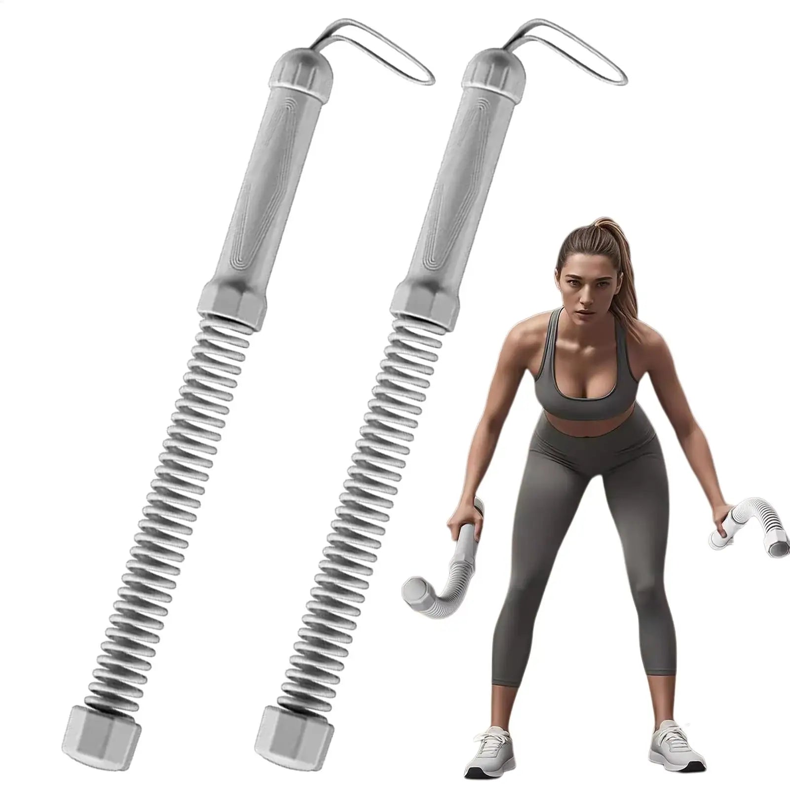2Pcs Cordless Battle Ropes Heavy Duty