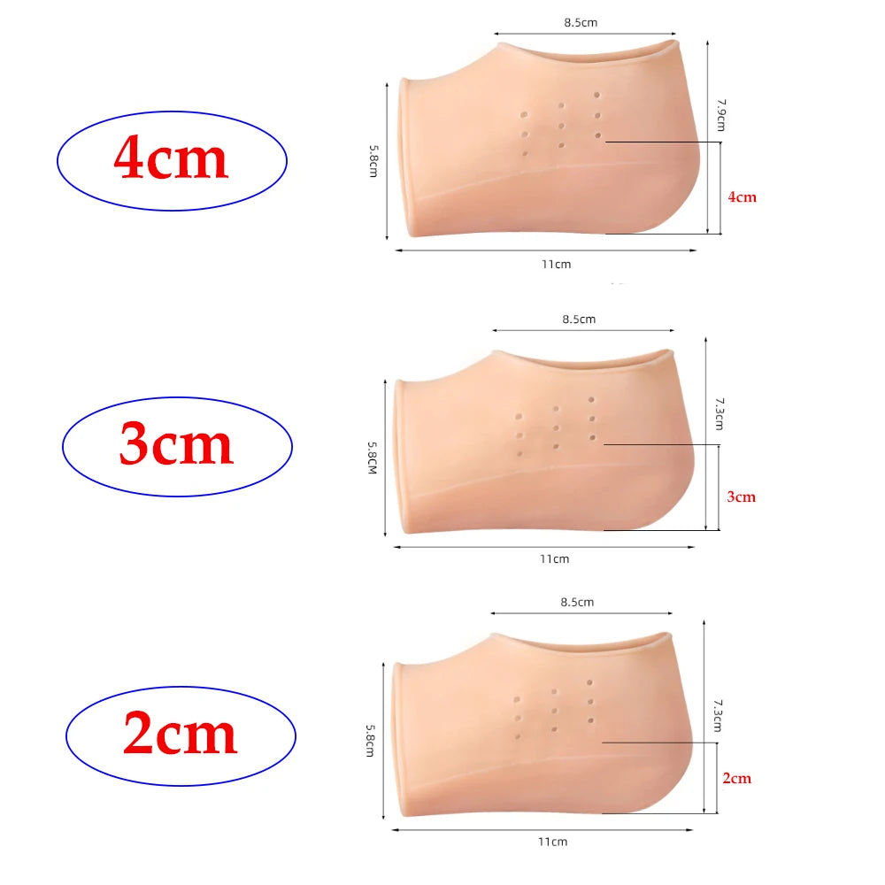 Height Insoles Silicone Inner Lifting