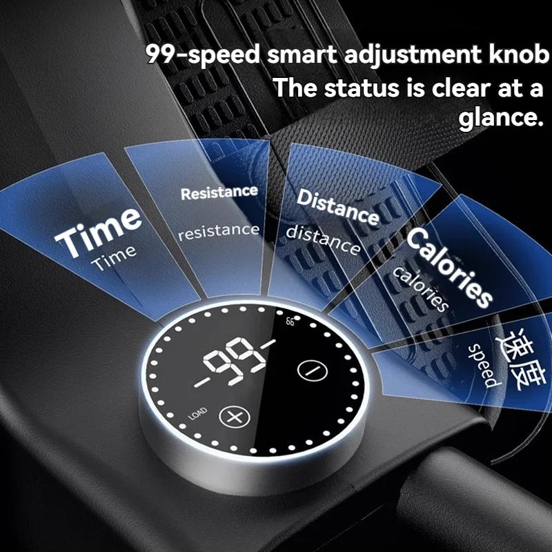 Magnetic-controlled silent rowing