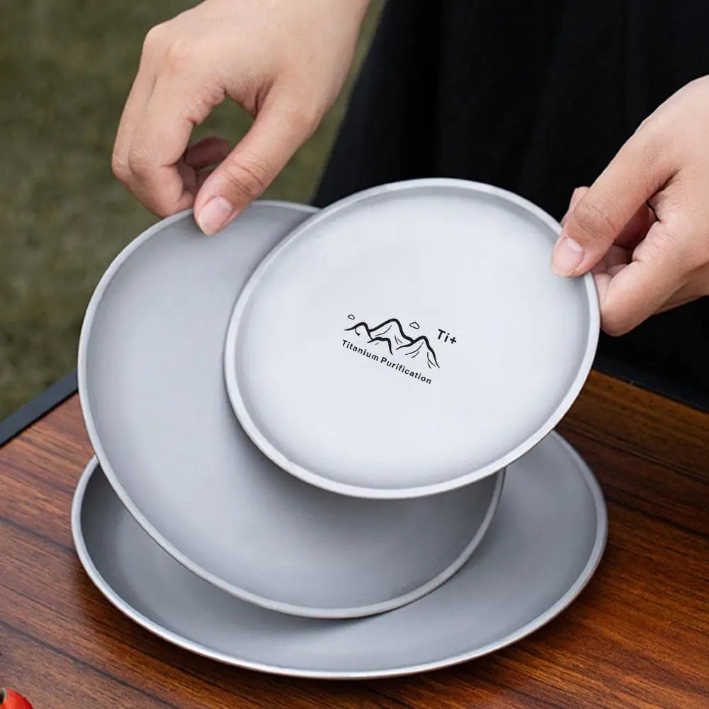 Titanium Camping Plate Multi-Purpose