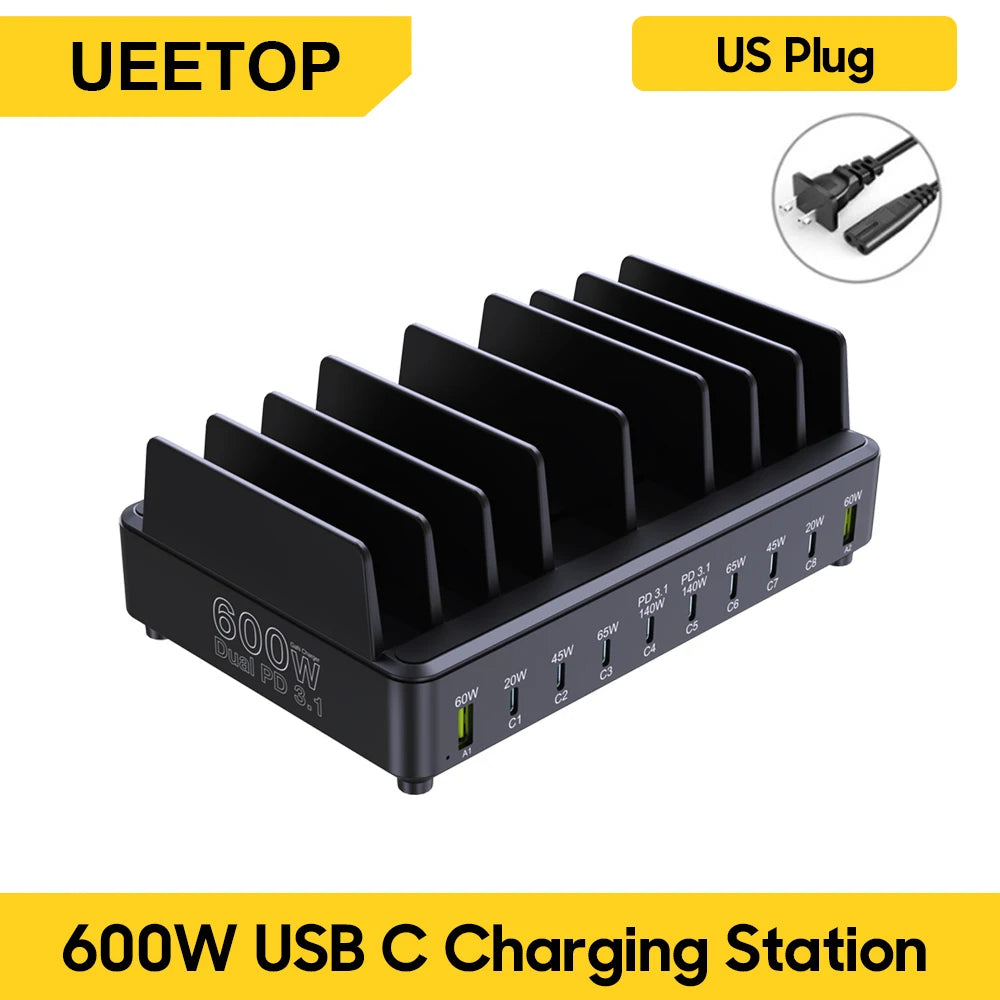 Ueetop 600W Multi USB Fast Charger