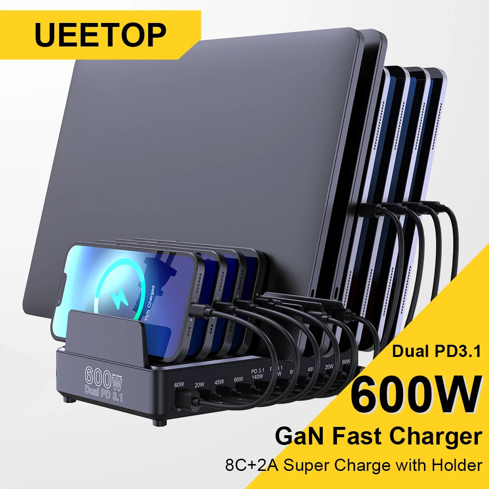 Ueetop 600W Multi USB Fast Charger