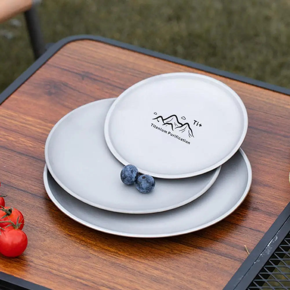 Titanium Camping Plate Multi-Purpose