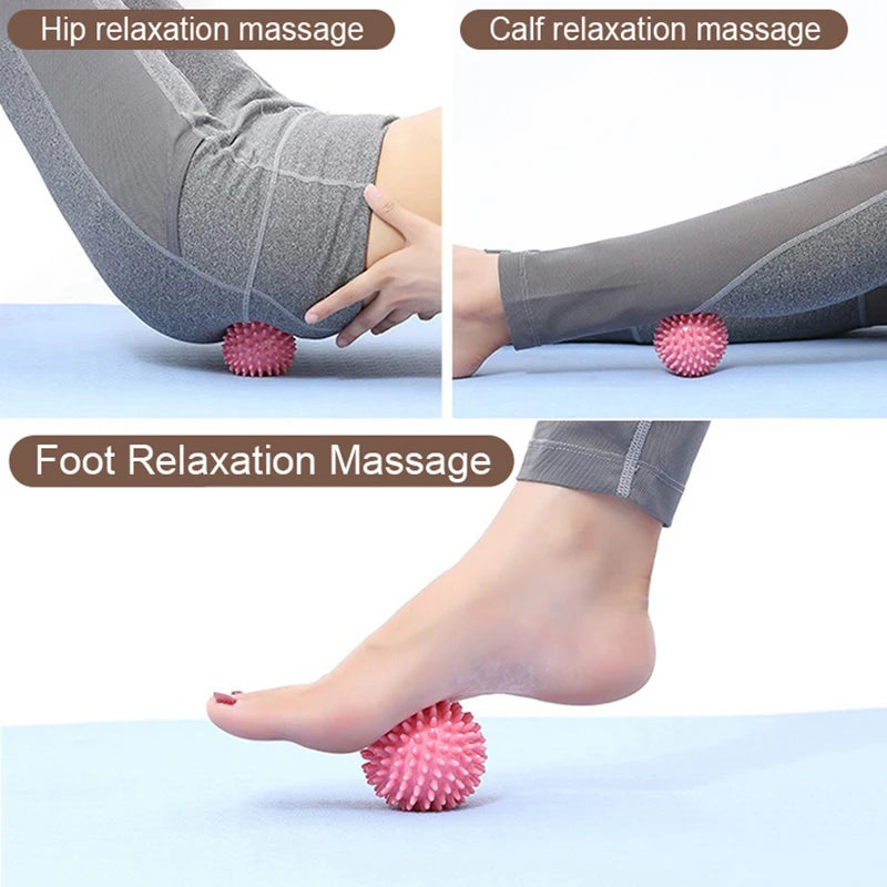 Foot massage ball with spikes
