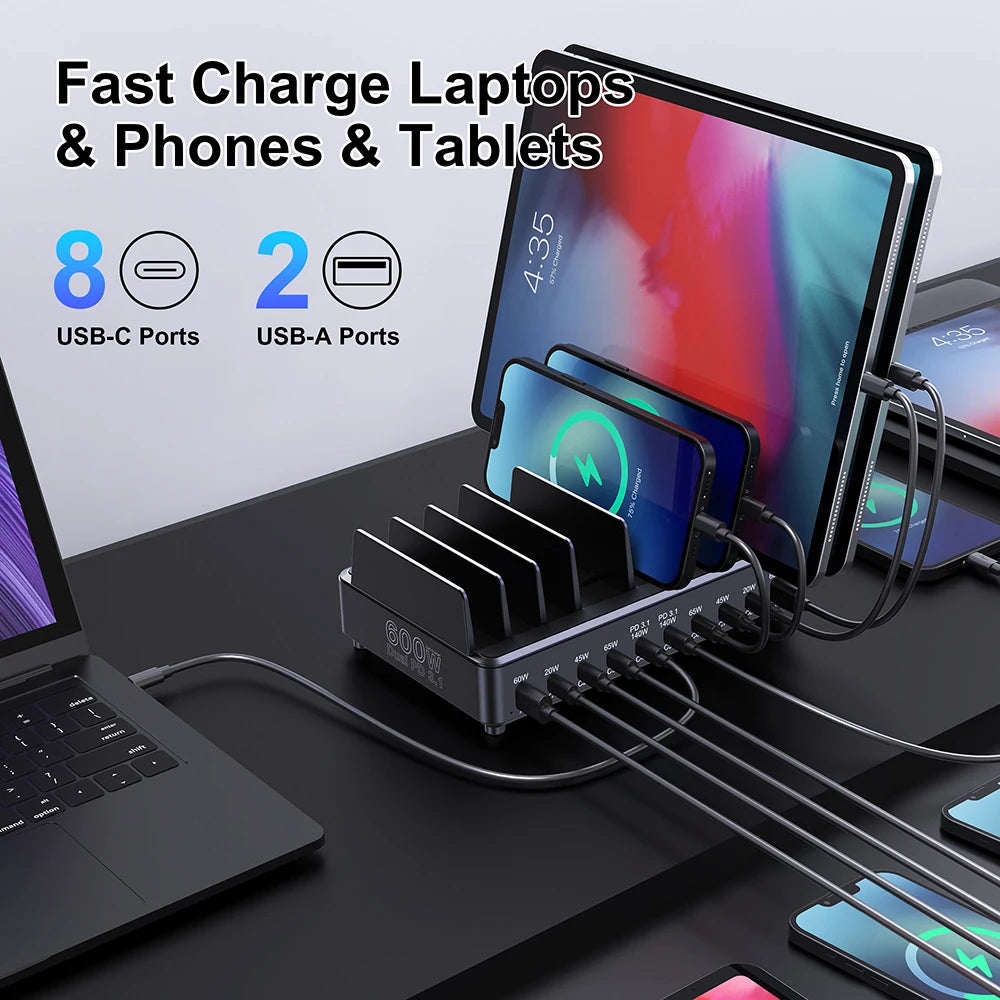 Ueetop 600W Multi USB Fast Charger
