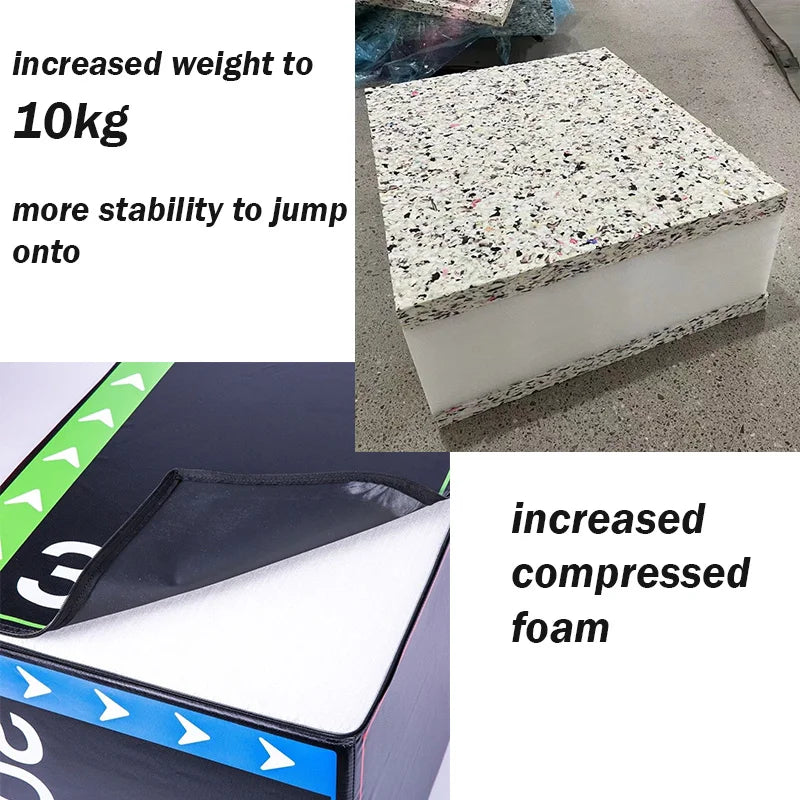 3 in 1 foam plyo jump box
