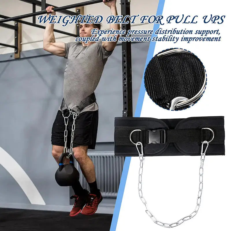 Pull Up Weight Belt Iron Chain