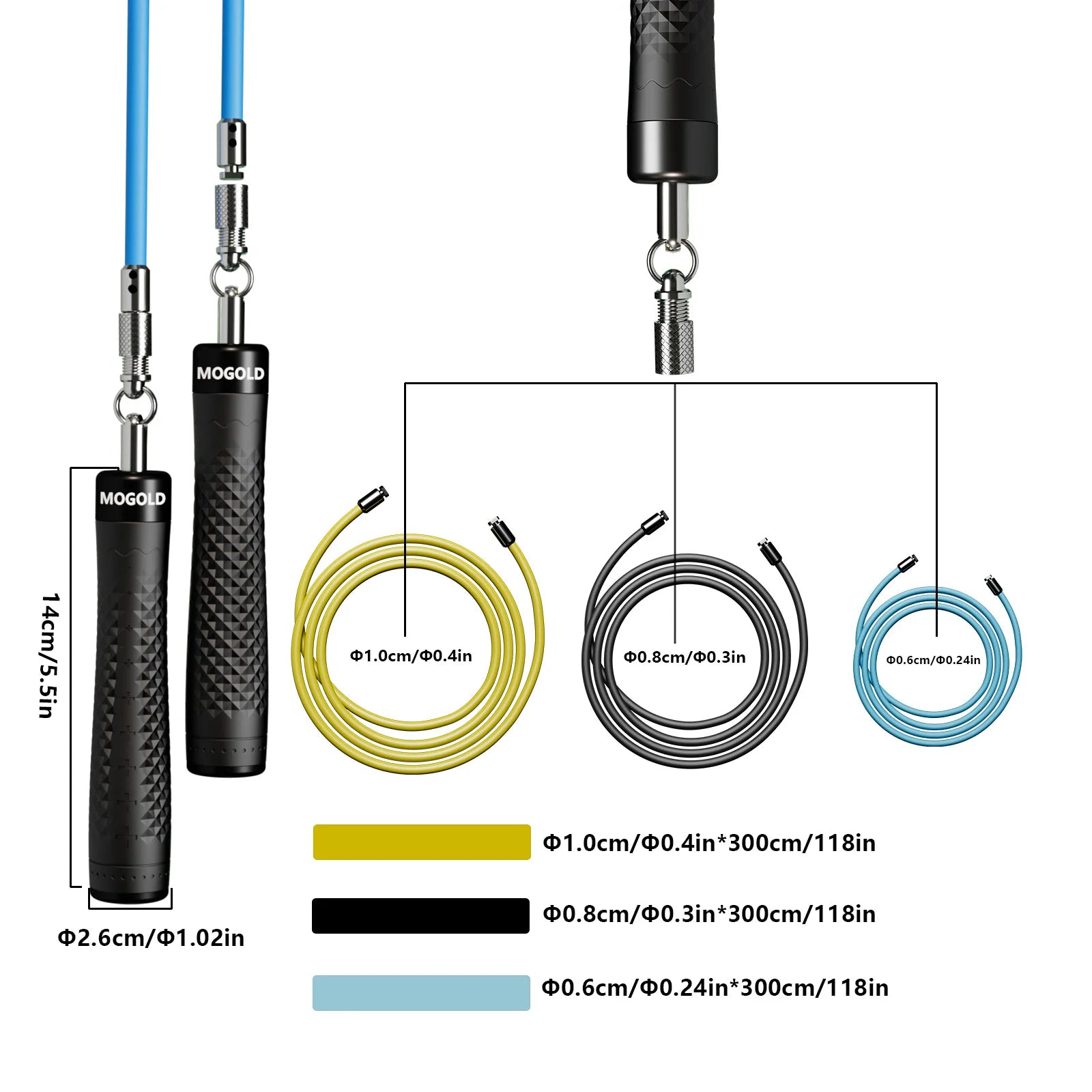 1 Set MOGOLD Professional Jump Rope