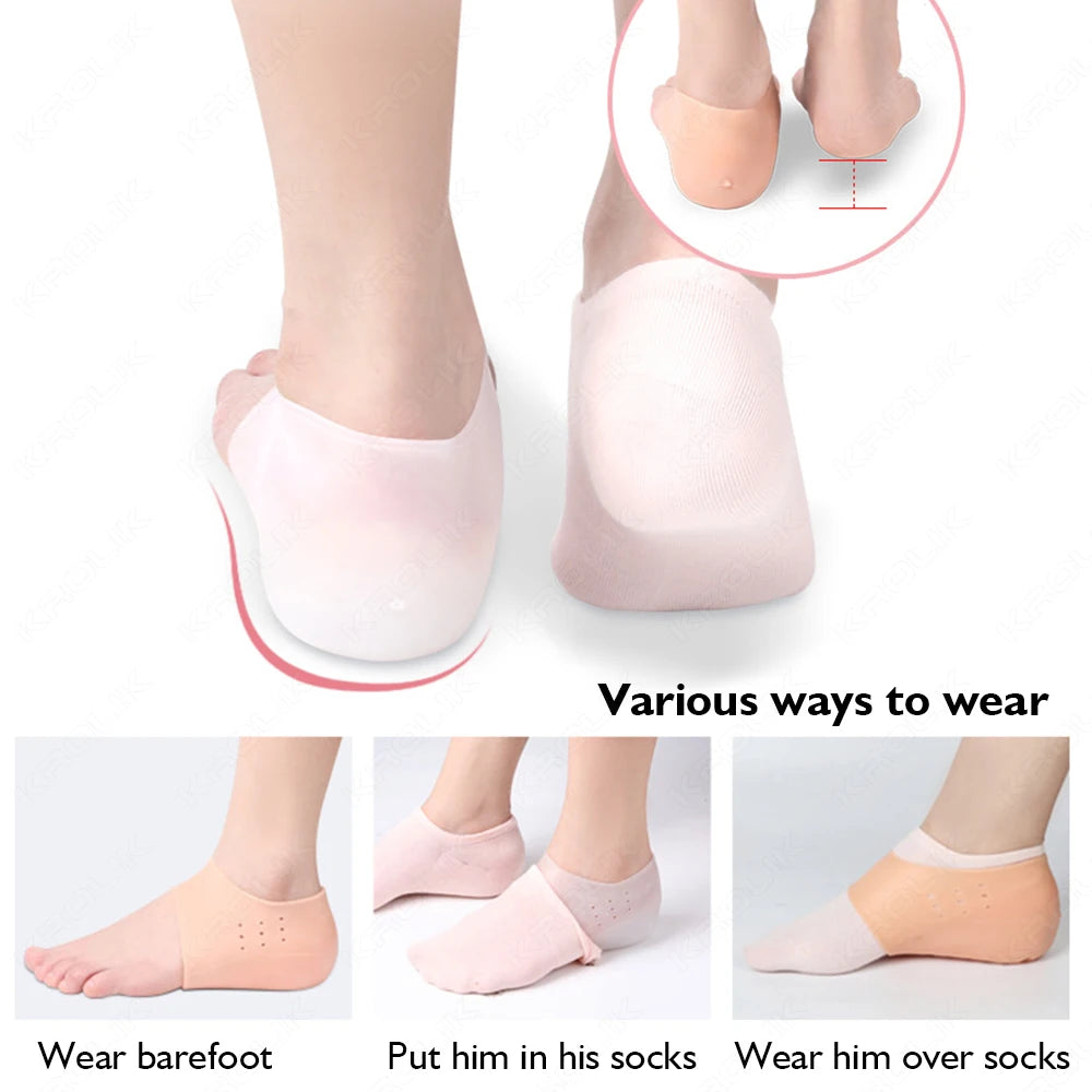 Height Insoles Silicone Inner Lifting