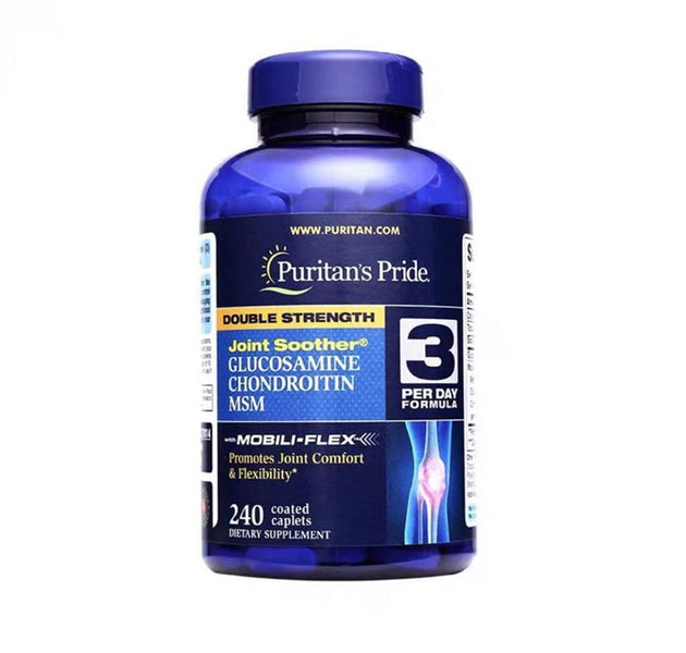 Hot sale Glucosamine chondroitin msm festival top supplement sports Joint Soother240 caplets supports Joint Health protein slice