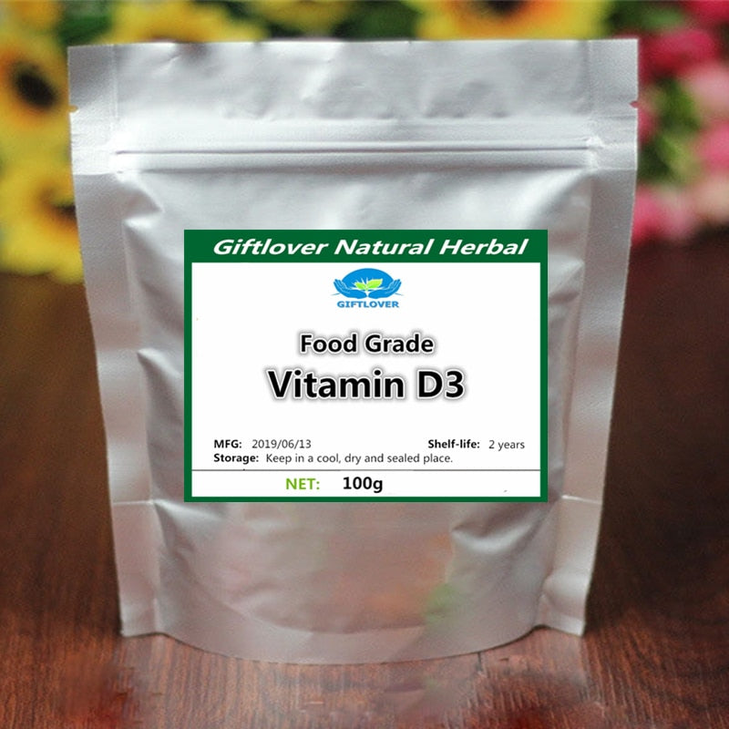 Food Grade 99% Vitamin D3(Cholecalciferol) Powder Supplement,Essential for Bone Growth,Provide Immune Support & Muscle Gowth