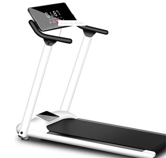 A1 Home Shockproof Running Machine Small Foldable Treadmill Multifunctional Folding Walking Machine Indoor Fitness Equipment