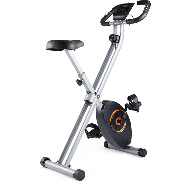 Dohiker BU-3336-6 Folding Exercise Bike X-BIKE Magnetic Stationary Indoor Bike 8-Level Resistance