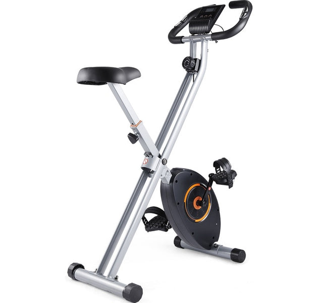 Dohiker BU-3336-6 Folding Exercise Bike X-BIKE Magnetic Stationary Indoor Bike 8-Level Resistance