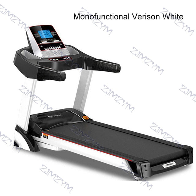 T900 Treadmill Multifunctional Fitness Foldable Running Machine Treadmill Indoor Exercise Equipment LCD Display Shock Absorbing