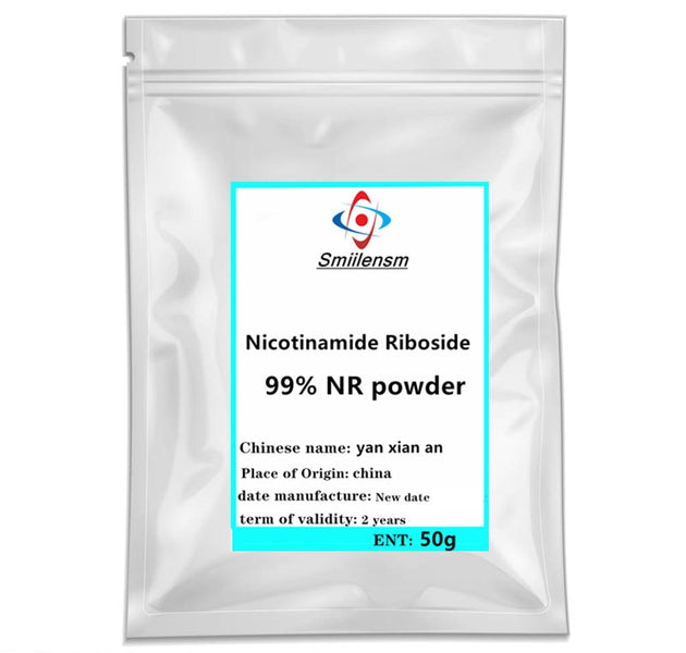 Hot sale high quality NR 99% Nicotinamide Riboside Powder Chloride Supplement body vitamin B6 absorption of protein free shippin