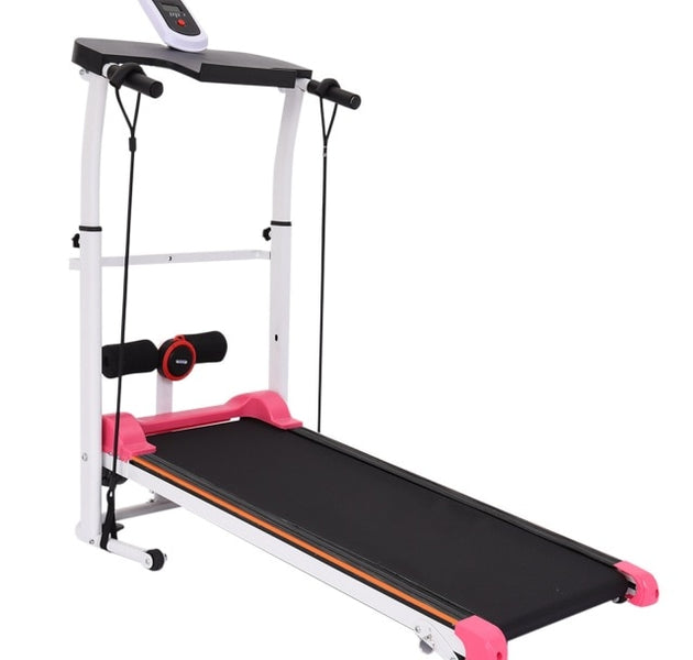 Mini Exercise Treadmill Fitness Equipment For Treadmill Bike Foldable Mini Mechanical Treadmill Running Machine For Women#HWC