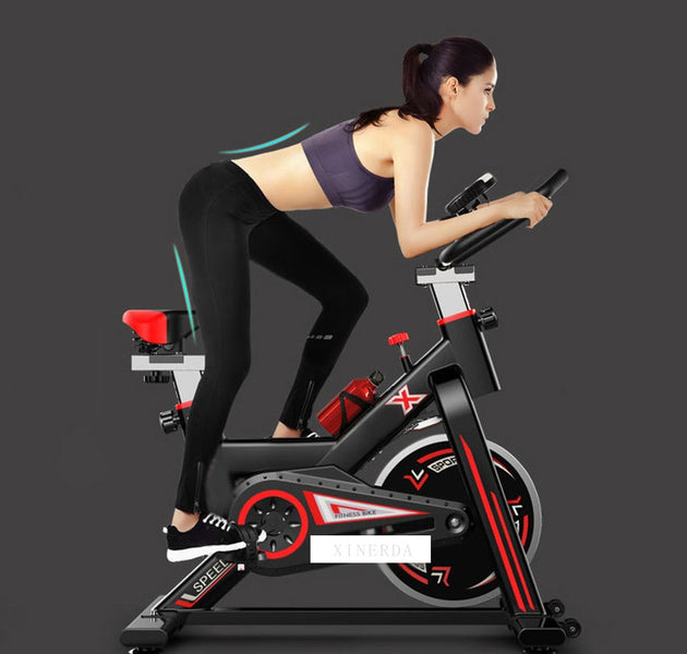 Indoor Cycling Bike Home Sport Trainer Speed Resistance Mute Smart Exercise Bike Lose Weight Fitness Equipment Load 250kg