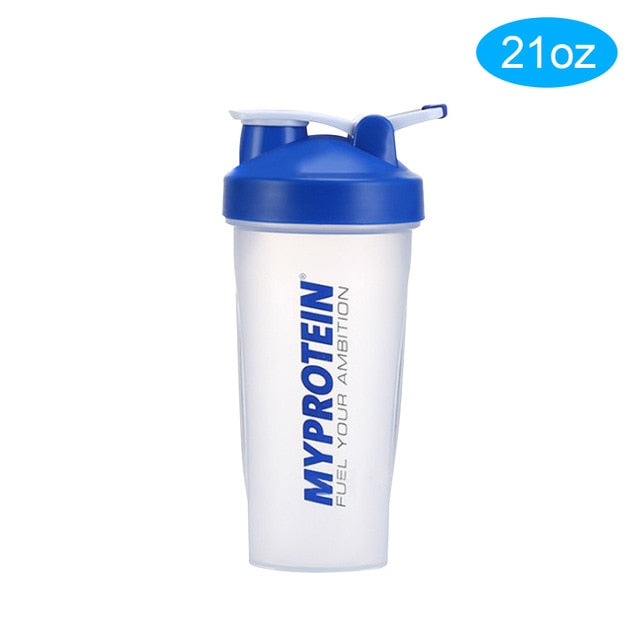 Shaker Bottle Fitness Sports Protein Mixer 21-ounce Leak Proof Sports Bottle Smoothies Bottles Supplements Shaker Bottle