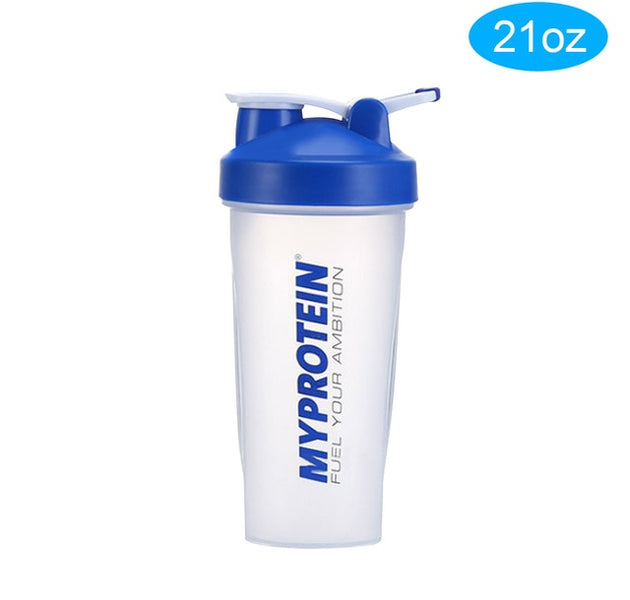 Shaker Bottle Fitness Sports Protein Mixer 21-ounce Leak Proof Sports Bottle Smoothies Bottles Supplements Shaker Bottle