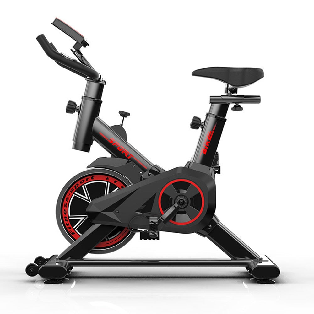 Indoor Cycling Bike Stationary - Exercise Bike Mount ＆Comfortable Seat Cushion dynamic cycling bike Spinning