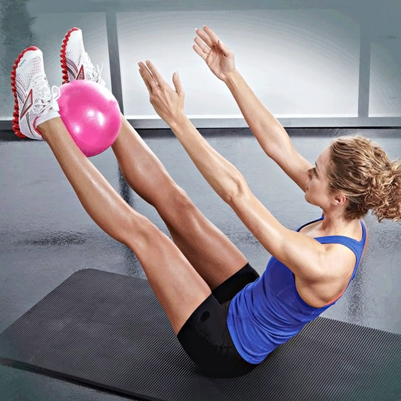 25cm Relieve Pain Sports Yoga Balls High Density Lightweight Fitness Body Fascia Massage Yoga Balance Exercise Anti Burstslip