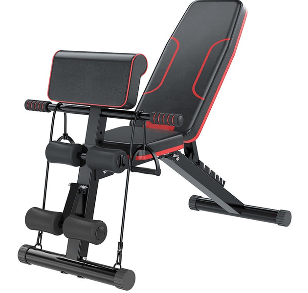 Home Fitness Ab Sit Up Bench Abdominal Training Board Workout Sports Dumbbell Stool Exercise Tools